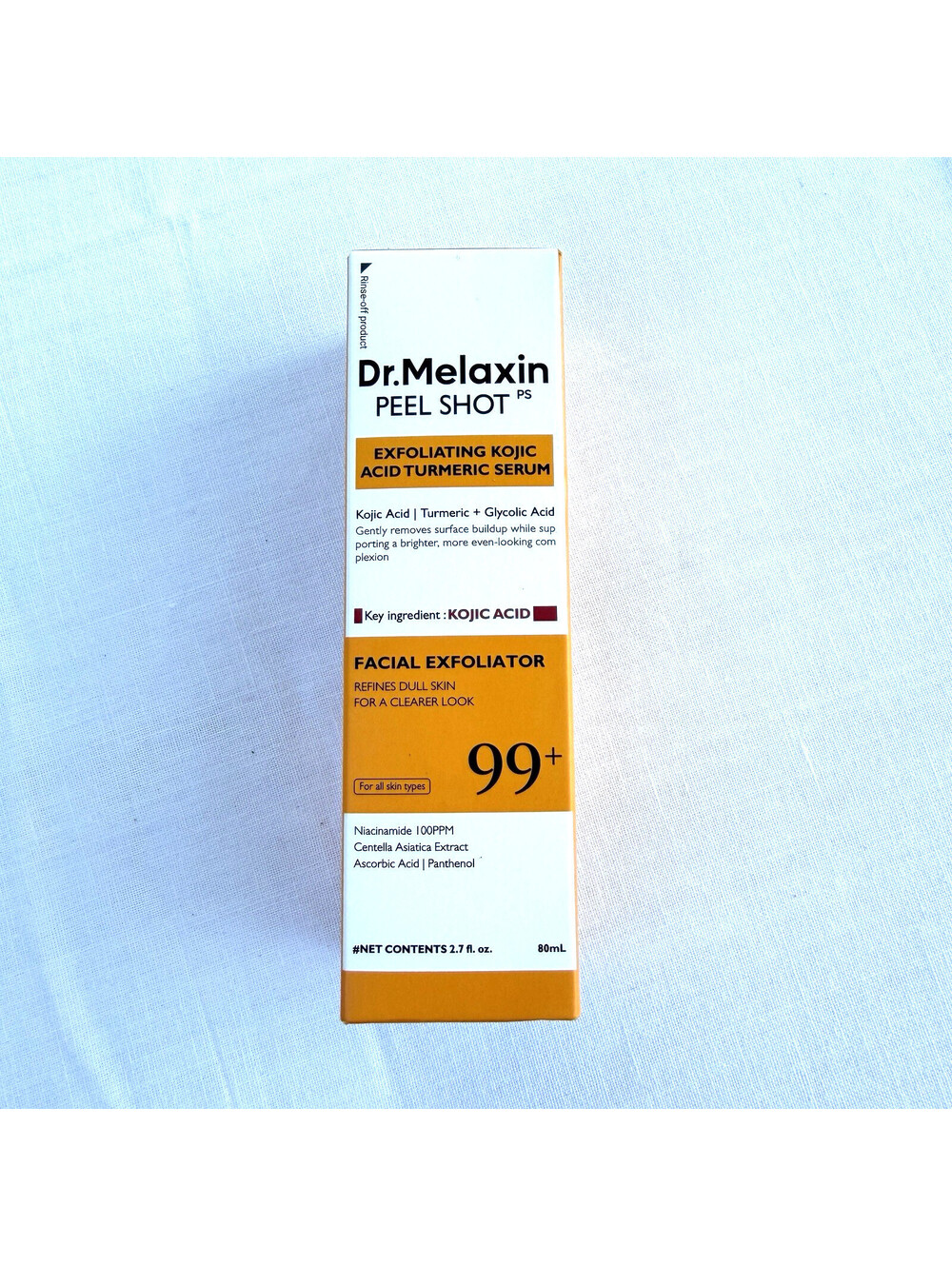 Dr.Melaxin Peel Shot PS Exfoliating Serum Kojic Acid Turmeric 2.7 fl oz